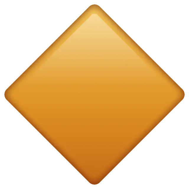 Large Orange Diamond