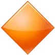 Large Orange Diamond