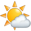 小さな雲と白い太陽