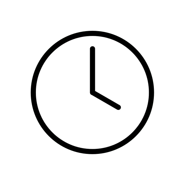 時計の文字盤4時