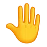 举起手背