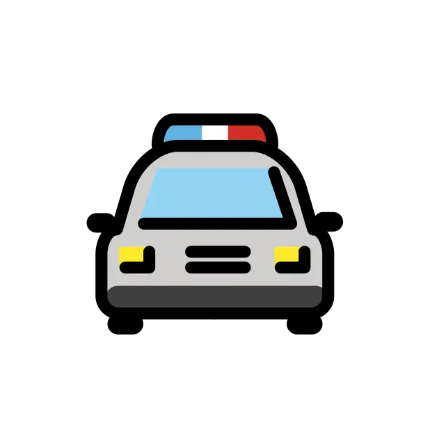 Yaklaşan Polis Arabası